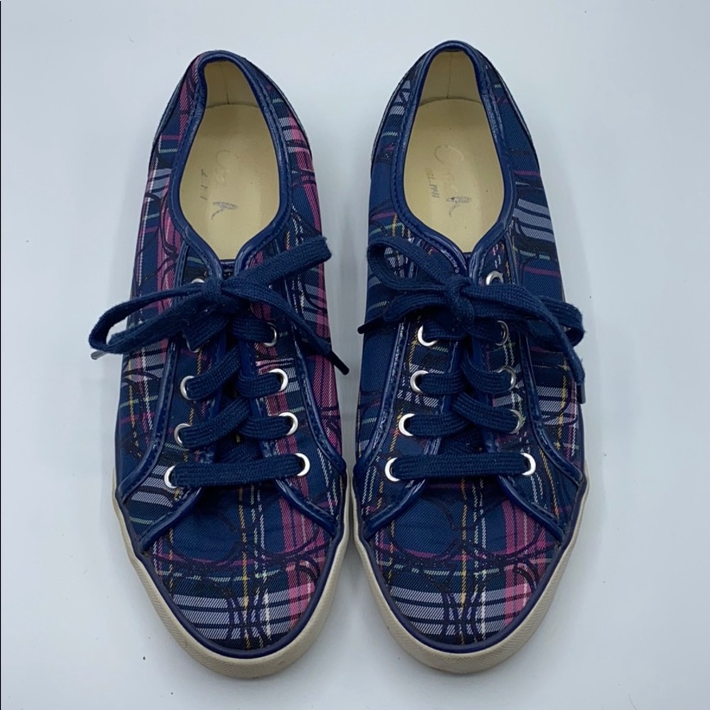 Coach Plaid Sneakers
